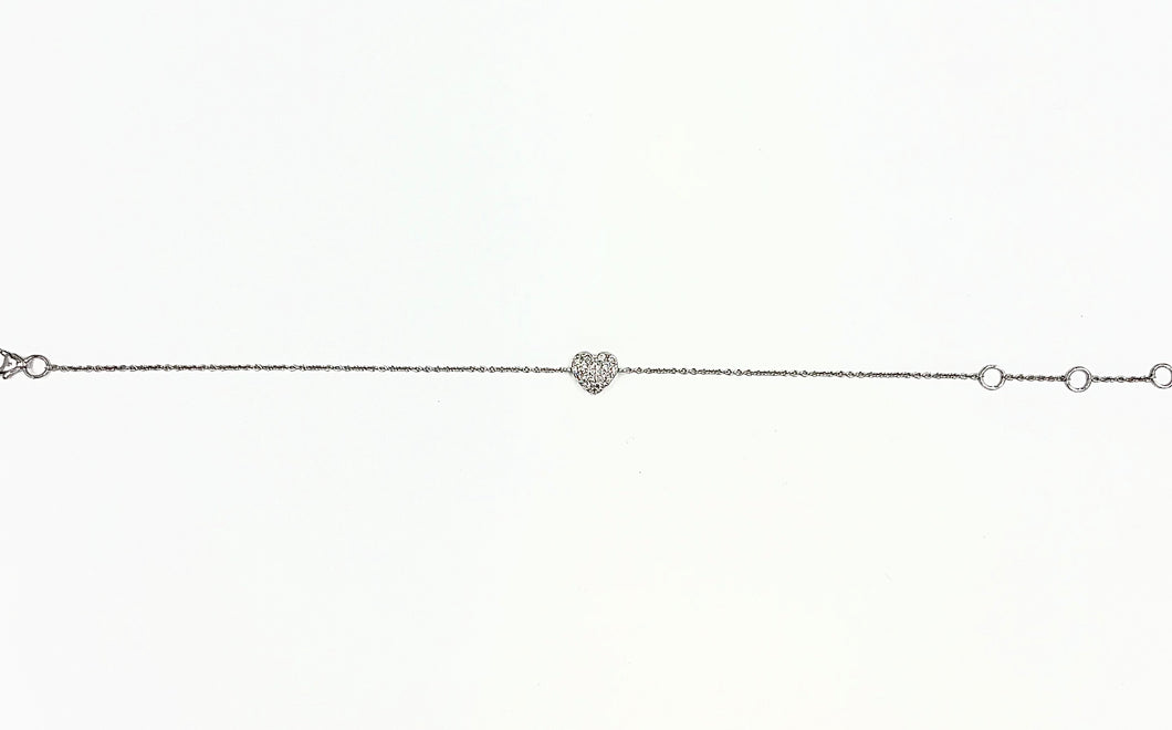 14k - White Gold 0.16 BRACELET