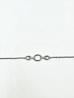 14k - White Gold 0.06 BRACELET
