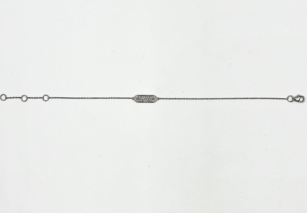 14k - White Gold 0.13 - BRACELET