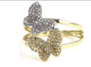 14k Two Tone 0.30 RING