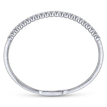 Load image into Gallery viewer, BG3975-65W45JJ  Gabriel &amp; Co. 18K White Gold Multi Row Textured Diamond Bangle