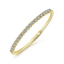 Load image into Gallery viewer, BG3976-65Y45JJ  Gabriel &amp; Co. 18K White Gold Multi Row Textured Diamond Bangle