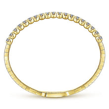 Load image into Gallery viewer, BG3976-65Y45JJ  Gabriel &amp; Co. 18K White Gold Multi Row Textured Diamond Bangle