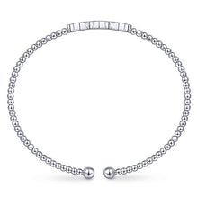 Load image into Gallery viewer, BG4117-65W45JJ  Gabriel &amp; Co. 18K White Gold Multi Row Textured Diamond Bangle