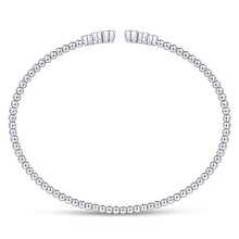 Load image into Gallery viewer, BG4120-65W45JJ  Gabriel &amp; Co. 18K White Gold Multi Row Textured Diamond Bangle