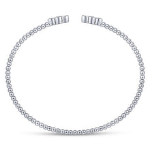 Load image into Gallery viewer, BG4124-65W45JJ  Gabriel &amp; Co. 18K White Gold Multi Row Textured Diamond Bangle