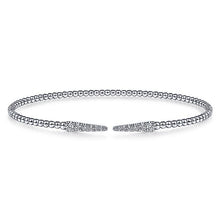 Load image into Gallery viewer, BG4216-65W45JJ  Gabriel &amp; Co. 18K White Gold Multi Row Textured Diamond Bangle