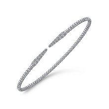 Load image into Gallery viewer, BG4216-65W45JJ  Gabriel &amp; Co. 18K White Gold Multi Row Textured Diamond Bangle