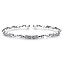 Load image into Gallery viewer, BG4217-65W45JJ  Gabriel &amp; Co. 18K White Gold Multi Row Textured Diamond Bangle