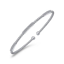 Load image into Gallery viewer, BG4217-65W45JJ  Gabriel &amp; Co. 18K White Gold Multi Row Textured Diamond Bangle