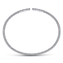 Load image into Gallery viewer, BG4218-65W45JJ  Gabriel &amp; Co. 18K White Gold Multi Row Textured Diamond Bangle