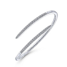 Load image into Gallery viewer, BG4227-65W45JJ  Gabriel &amp; Co. 18K White Gold Multi Row Textured Diamond Bangle