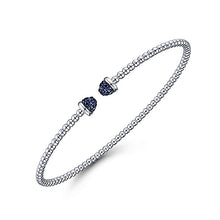 Load image into Gallery viewer, BG4249-65W4JSA  Gabriel &amp; Co. 18K White Gold Multi Row Textured Diamond Bangle