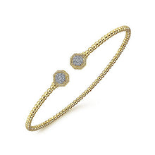 Load image into Gallery viewer, BG4261-65Y45JJ  Gabriel &amp; Co. 18K White Gold Multi Row Textured Diamond Bangle