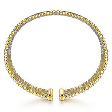 Load image into Gallery viewer, BG4450-65M45JJ  Gabriel &amp; Co. 18K White Gold Multi Row Textured Diamond Bangle