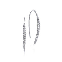 Load image into Gallery viewer, EG12629W45JJ  Gabriel &amp; Co. 18K White Gold Multi Row Textured Diamond Bangle