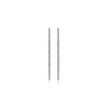 Load image into Gallery viewer, EG13508W45JJ  Gabriel &amp; Co. 18K White Gold Multi Row Textured Diamond Bangle