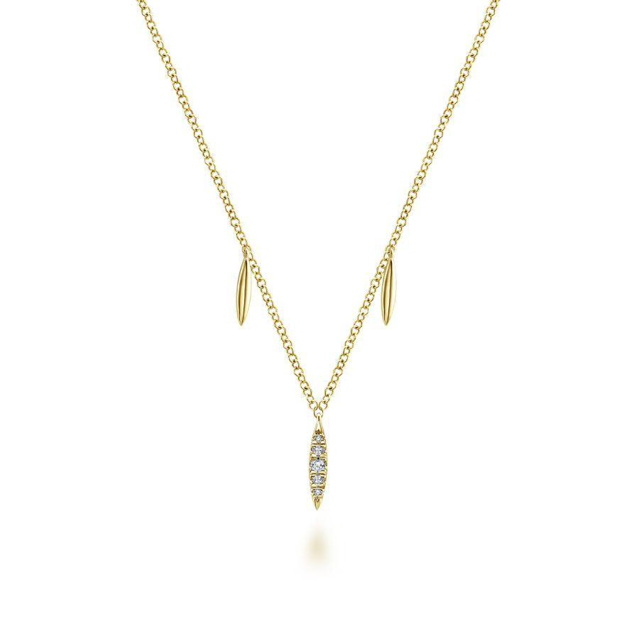 14K Yellow Gold Fashion Necklace