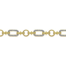 Load image into Gallery viewer, TB2498M44JJ  Gabriel &amp; Co. 18K White Gold Multi Row Textured Diamond Bangle