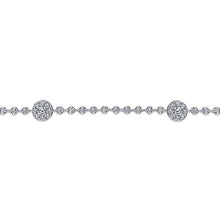 Load image into Gallery viewer, TB4222W45JJ  Gabriel &amp; Co. 18K White Gold Multi Row Textured Diamond Bangle