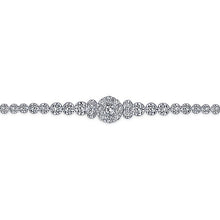 Load image into Gallery viewer, TB4325W45JJ  Gabriel &amp; Co. 18K White Gold Multi Row Textured Diamond Bangle