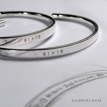 Load image into Gallery viewer, Gabriel &amp; Co. 91&gt;19 925 Sterling Silver Bangle